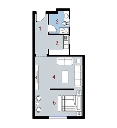 Studio 70m²