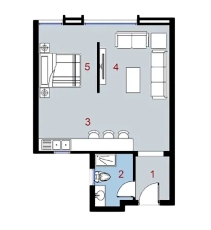 Studio 75m²
