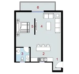 Studio 90m²