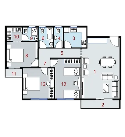Apartment A 165m²
