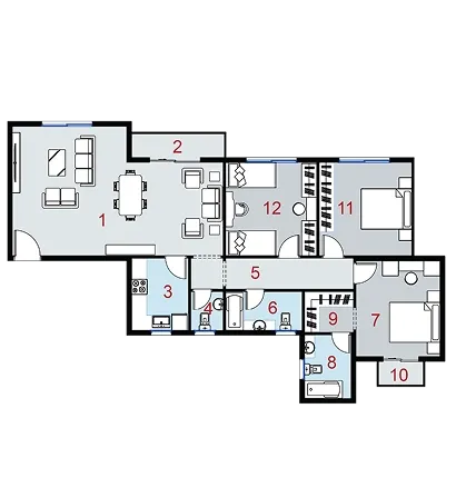 Apartment A 190m²