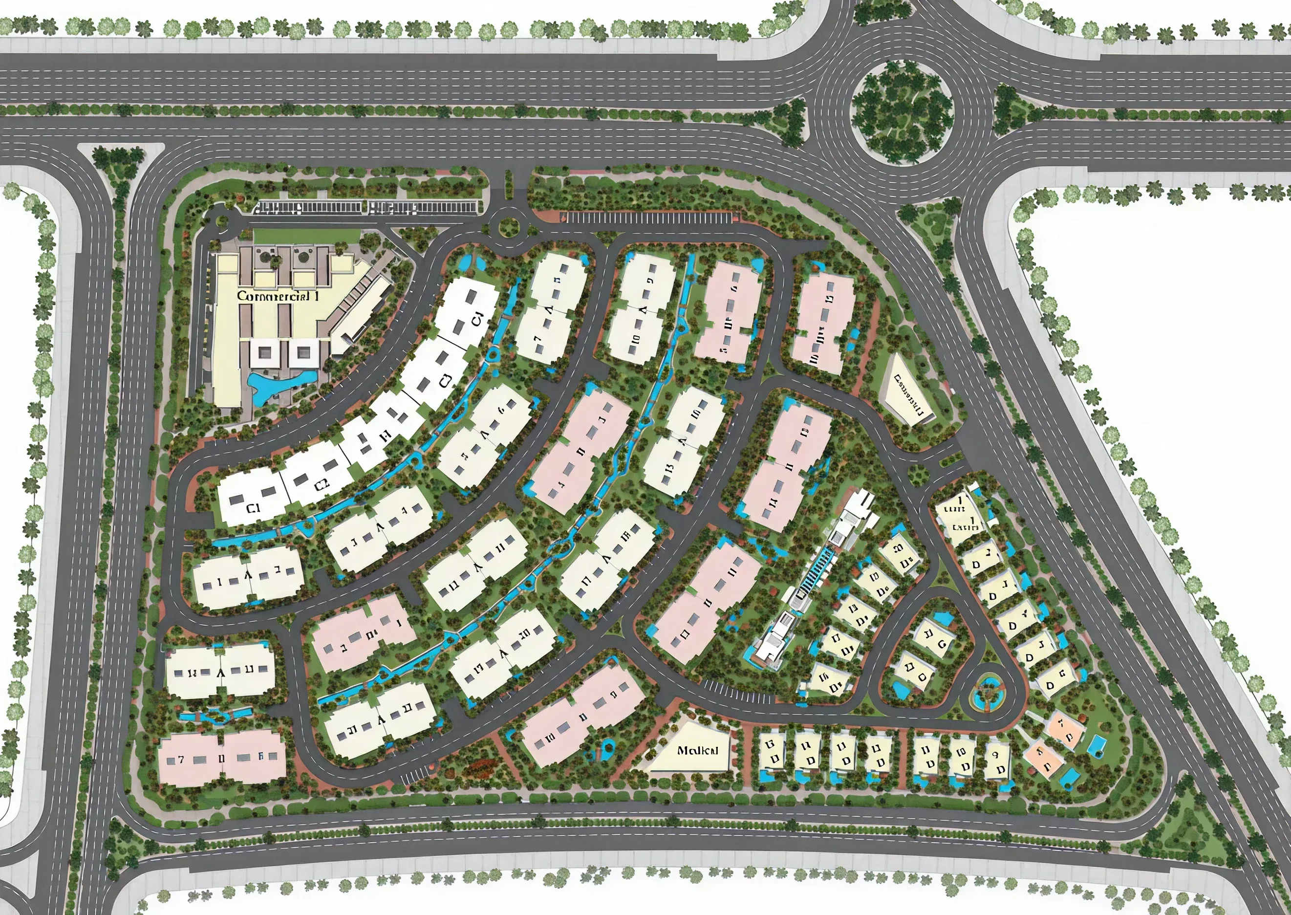 Residential layout